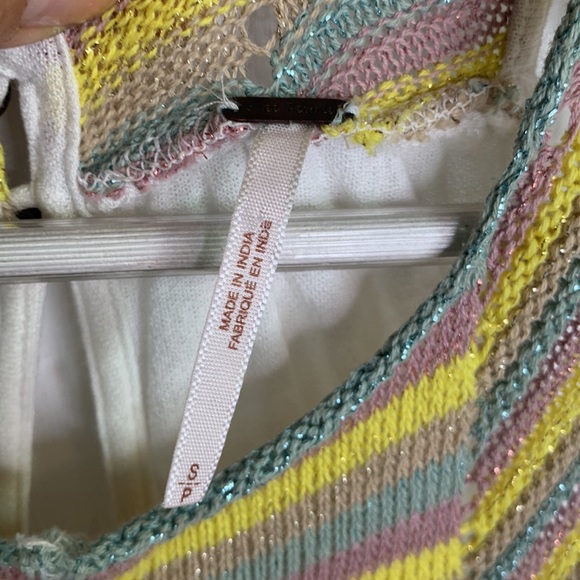 Free people Belle Fleur Tunic Crochet Dress W-589 Sz S - Picture 5 of 8